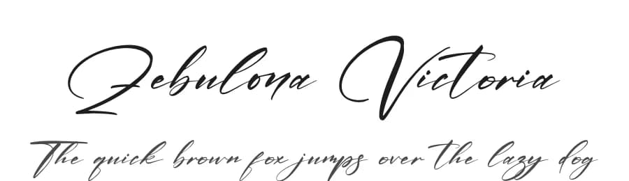 Zebulona Victoria by Letterena Studios — Script Handwritten Font