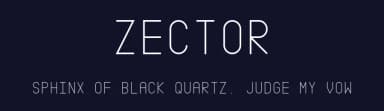 Zector by GGBotNet — Sans Serif Font — thumbnail 2
