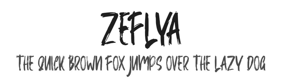 Zeflya by Skiiller Studio — Script Handwritten Font