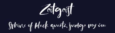 Zeitgeist by Hindia Studio — Script Handwritten Font — thumbnail 2