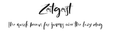 Zeitgeist by Hindia Studio — Script Handwritten Font — thumbnail 1