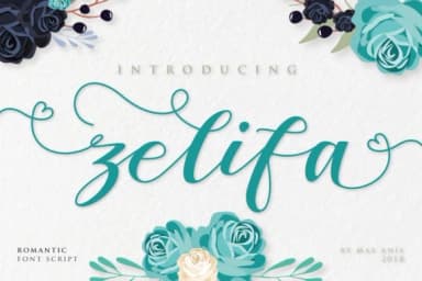 Zelifa Font by Mas Anis — Script Handwritten Font — thumbnail 1