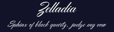 Zelladia by Hoperative — Script Handwritten Font — thumbnail 2