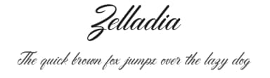 Zelladia by Hoperative — Script Handwritten Font — thumbnail 1