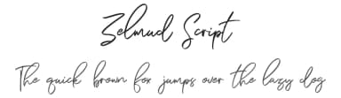 Zelmud Script by Maulana Creative — Script Handwritten Font — thumbnail 1