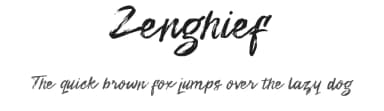 Zenghief by StringLabs Creative Studio — Script Handwritten Font — thumbnail 1