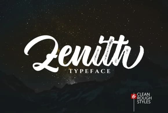 Zenith Script Font by joelmaker — Script Handwritten Font
