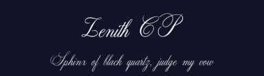 Zenith CP by ClaudeP — Script Handwritten Font — thumbnail 2