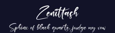 Zenittash by Letterena Studios — Script Handwritten Font — thumbnail 2