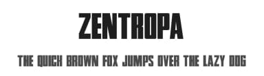 Zentropa by MarsCat — Sans Serif Font — thumbnail 1