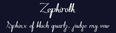Zephiroth by Type Sailor — Script Handwritten Font — thumbnail 2