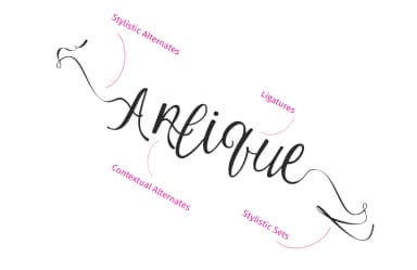 Zerica Script Font by Ajir — Script Handwritten Font — thumbnail 4