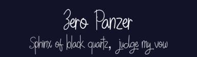 Zero Panzer by Sungi Creative — Script Handwritten Font — thumbnail 2