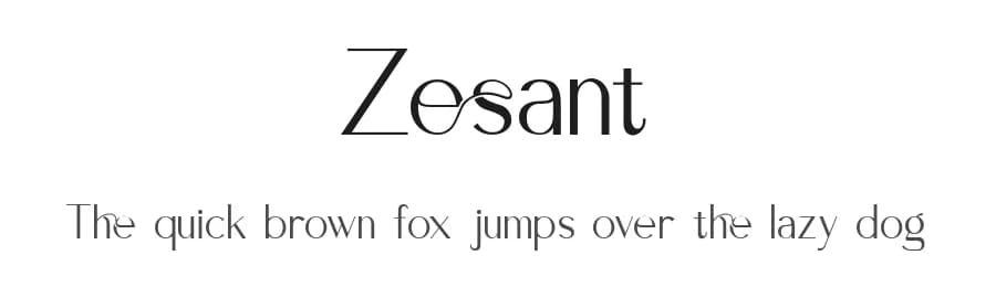 Zesant by Faqih Fawaji — Sans Serif Font