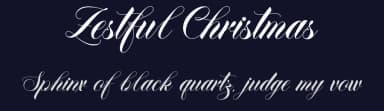 Zestful Christmas by Typhoon Type - Suthi Srisopha — Script Handwritten Font — thumbnail 2