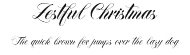Zestful Christmas by Typhoon Type - Suthi Srisopha — Script Handwritten Font — thumbnail 1
