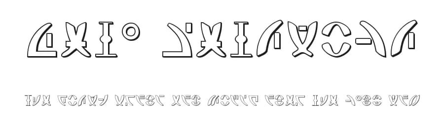 Zeta Reticuli by Iconian Fonts — Dingbats Font