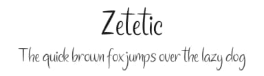 Zetetic by Almeera Studio — Script Handwritten Font — thumbnail 1
