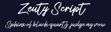 Zeuty Script by Maulana Creative — Script Handwritten Font — thumbnail 2