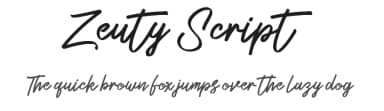 Zeuty Script by Maulana Creative — Script Handwritten Font — thumbnail 1