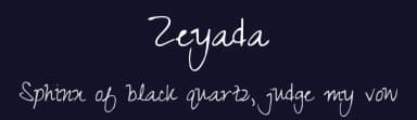 Zeyada by Kimberly Geswein — Script Handwritten Font — thumbnail 2