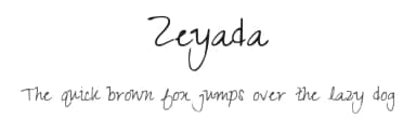 Zeyada by Kimberly Geswein — Script Handwritten Font — thumbnail 1