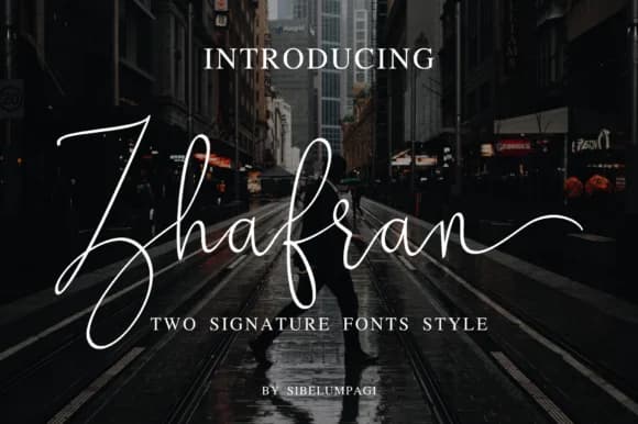 Zhafran Font by Sibelumpagi Studio — Script Handwritten Font — preview 1