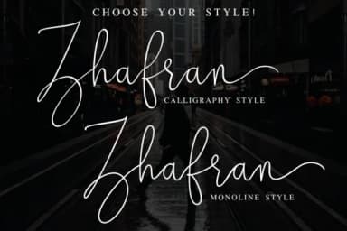 Zhafran Font by Sibelumpagi Studio — Script Handwritten Font — thumbnail 2
