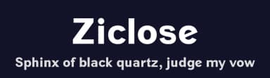 Ziclose by Emanes Dsign — Sans Serif Font — thumbnail 2