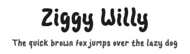 Ziggy Willy by Tera Asset Garage — Script Handwritten Font — thumbnail 1
