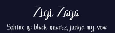 Zigi Zaga by Yahhya Anas — Script Handwritten Font — thumbnail 2