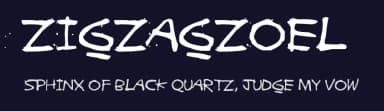 Zigzagzoel by Juha Korhonen — Script Handwritten Font — thumbnail 2