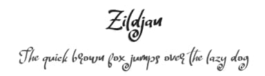 Zildjan by Vunira Design — Script Handwritten Font — thumbnail 1