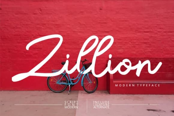 Zillion Font by Vunira — Script Handwritten Font
