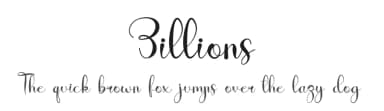 Zillions by Fahmi Hayat — Script Handwritten Font — thumbnail 1