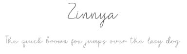 Zinnya by Sungi Creative — Script Handwritten Font — thumbnail 1