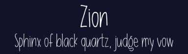 Zion by Alice Wolski — Script Handwritten Font — thumbnail 2