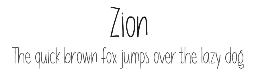 Zion by Alice Wolski — Script Handwritten Font