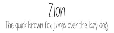Zion by Alice Wolski — Script Handwritten Font — thumbnail 1