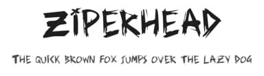 Ziperhead by pOPdOG fONTS — Script Handwritten Font — thumbnail 1