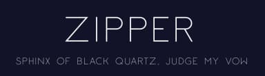 Zipper by Font Bundles — Sans Serif Font — thumbnail 2