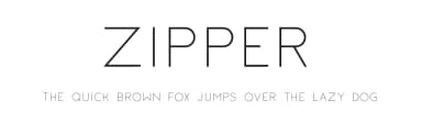 Zipper by Font Bundles — Sans Serif Font — thumbnail 1