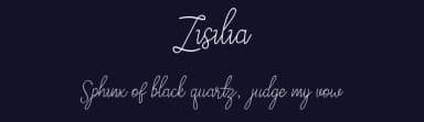 Zisilia by Eight template Studio — Script Handwritten Font — thumbnail 2