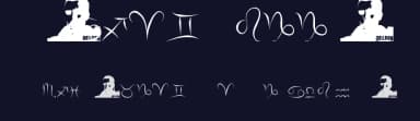 Zodiac Hellron by Hellron Design — Dingbats Font — thumbnail 2