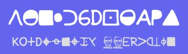 Zodiac Killer Code by Woodcutter — Dingbats Font — thumbnail 3