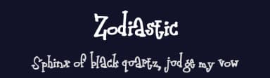 Zodiastic by Fontalicious — Dingbats Font — thumbnail 2