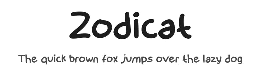 Zodicat by Origin Type — Script Handwritten Font