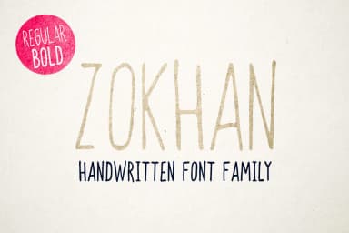 Zokhan Font by Roman Paslavskiy — Script Handwritten Font — thumbnail 1