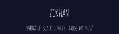 Zokhan by Roman Paslavskiy — Script Handwritten Font — thumbnail 2