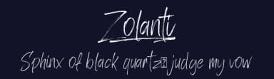 Zolanti by HandletterYean — Script Handwritten Font — thumbnail 2